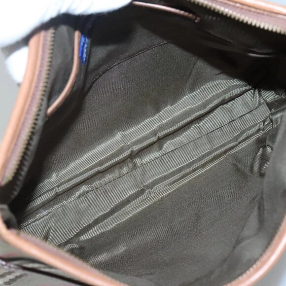 BURBERRY Nova Check Blue Label Shoulder Bag Canvas Beige - Picture 9 of 16